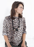 Madame L Blouse in Leopard